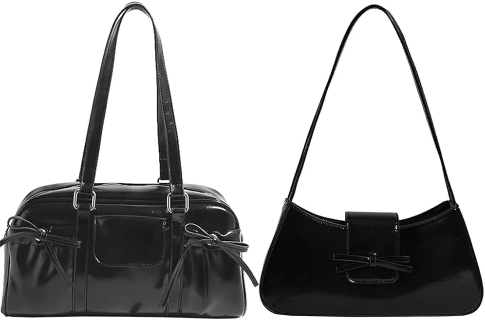 2025 Shoulder Bags for Women Small Y2K Purse Hobo Bags with Bow