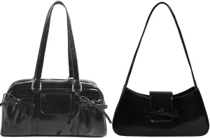 2025 Shoulder Bags for Women Small Y2K Purse Hobo Bags with Bow