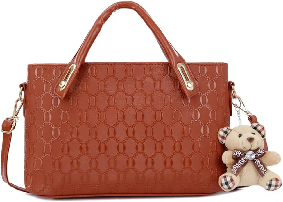4pcs Set Handbags for Women Shoulder Bag Purse Card Holder Shopper Tote Satchels