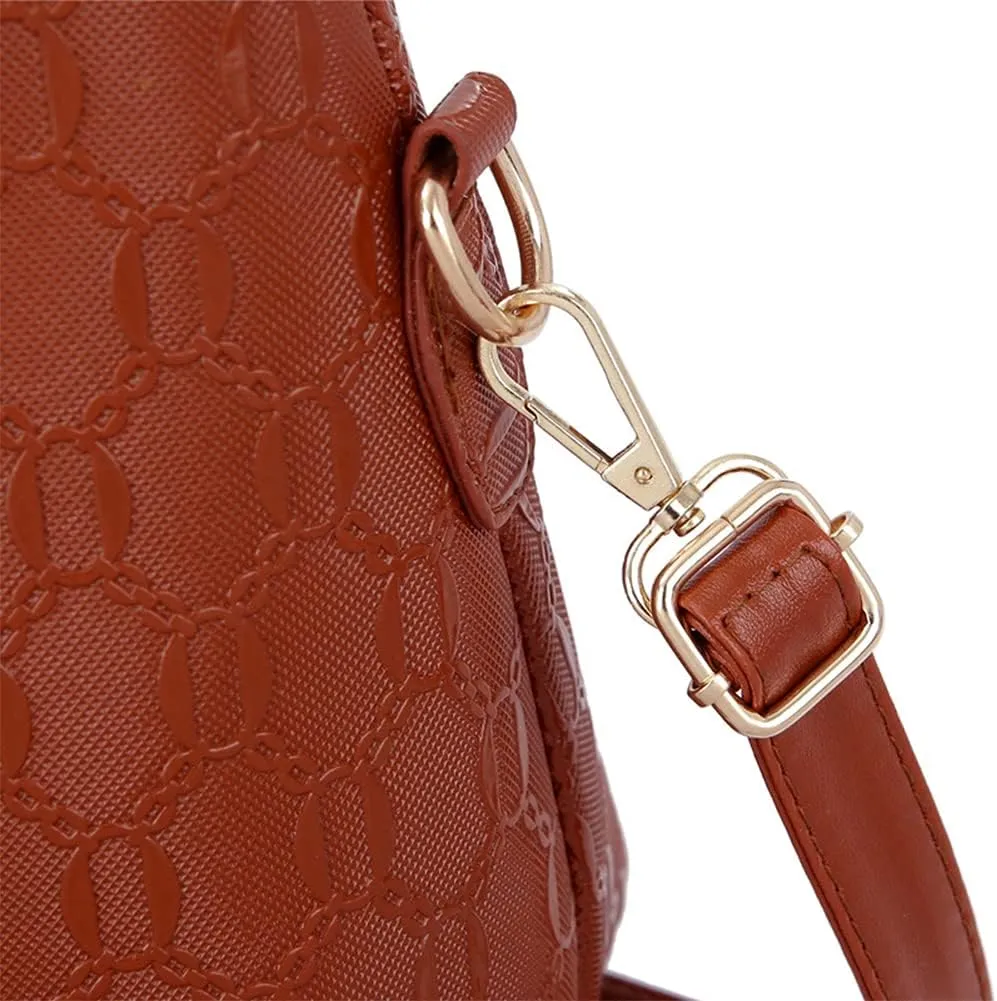 4pcs Set Handbags for Women Shoulder Bag Purse Card Holder Shopper Tote Satchels