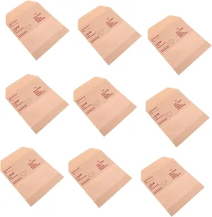 50pcs Paper Underwear Packaging Bags Delicate Laundry Bag Zipper Travel Suitcase Packing Pouches