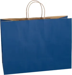 70Pcs Large Gift Bags 16x6x12 Inches Navy Blue Paper Bags WIth Handles Bulk Paper Kraft Bag For Shopping, Retail, Boutique, Grocery, Goodie, Fathers Day, Birthday, Halloween, Christmas