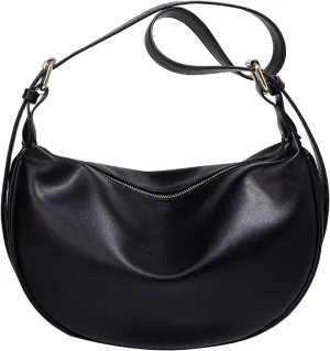 Anti Theft Crossbody Bags for Women Waterproof Nylon Crossbody Bags for Woman Trendy Trendy Clutch Saddle Bag(Black)