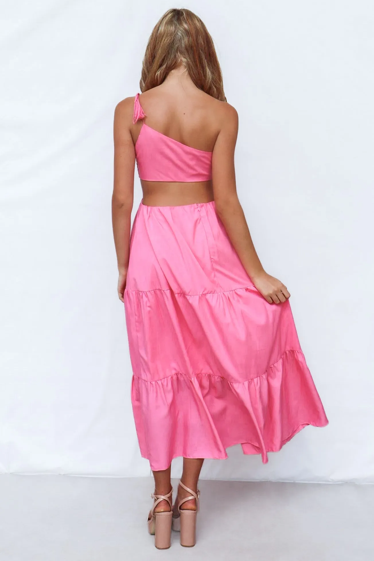 Arli Maxi Dress - Pink