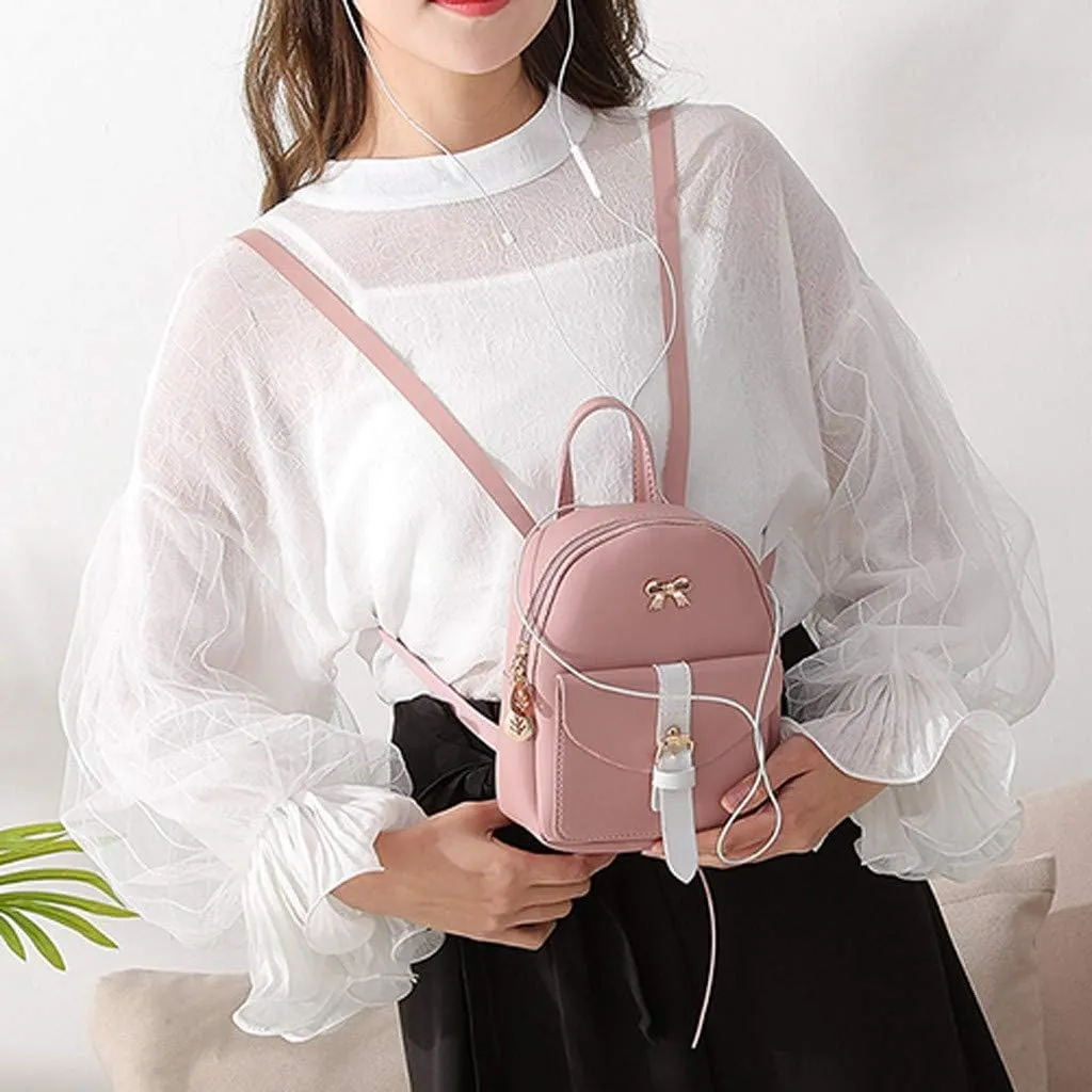 Beach Tote Bag Small Backpack Mini Crossbody Handbags Suitable For Students Outdoor Shopping Beach Travel Essential