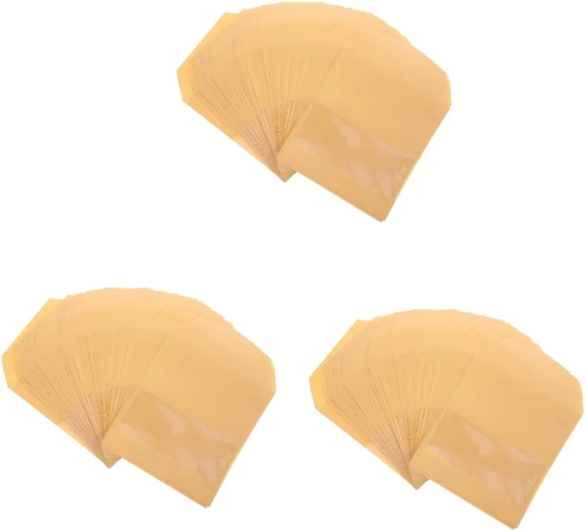 BESTYASH 3sets Paper Packing Bags 100 Count Multi-use Sealing Pouches Travel Underwear Socks Shoes 50pcs*3