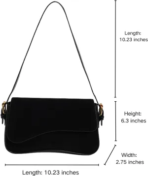 Burgundy Suede Crossbody Bags for Women Y2K Purse Suede Red Satchels Fall Wine Colored Purse