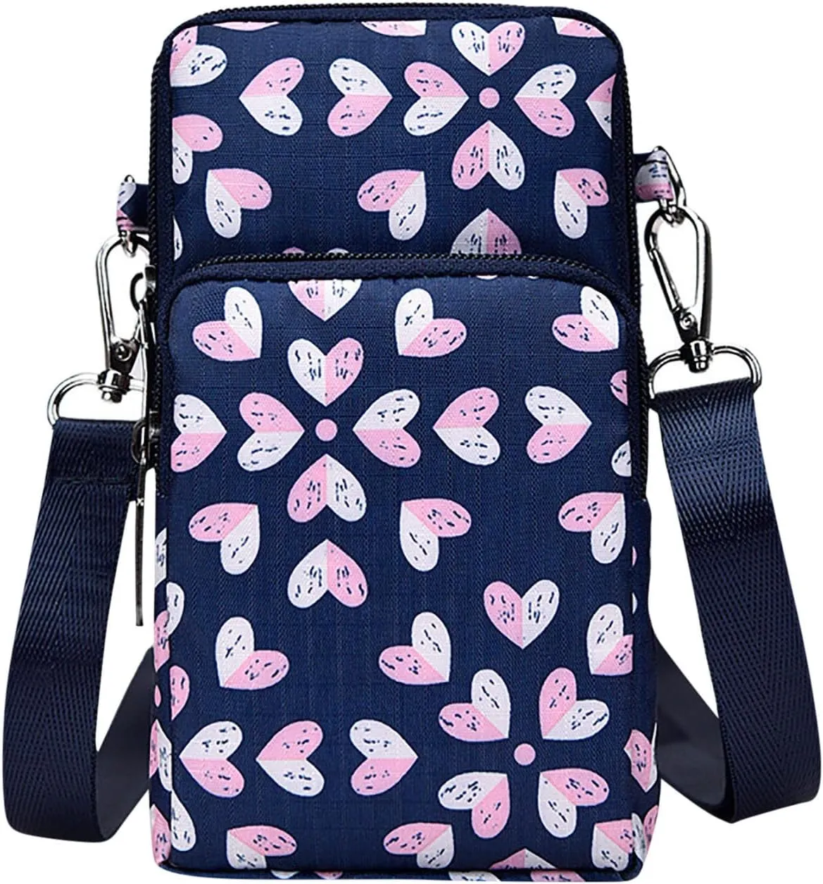 Casual Chest Bag with Convertible Shoulder Strap Shoulder CellPhone Handbag With Credit Purse For Women Small