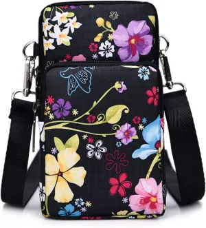 Casual Chest Bag with Convertible Shoulder Strap Shoulder CellPhone Handbag With Credit Purse For Women Small