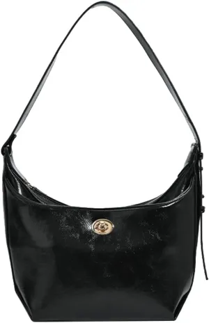 Casual Vegan Leather Shoulder Bag for Women Small Dumpling Y2k Tote Purse Trendy Ladies Handbag Satchels 2025