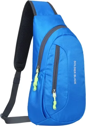 Chest Strap Small Folding Pack for Walking Man Women Outdoor Multifunctional Sling Backpack Fashionable Casual