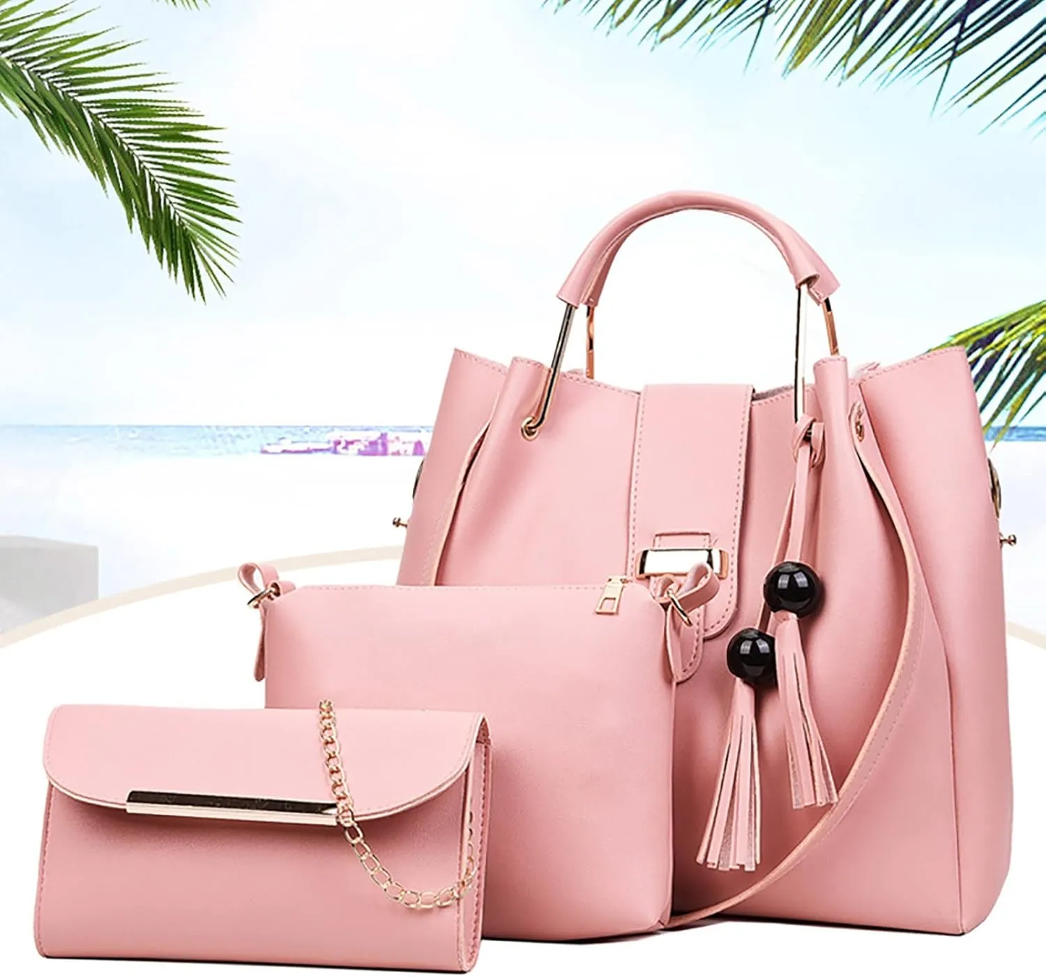 Clutch Saddle Bag Fashion Upgrade 3pcs Set Crossbody Bag Handbags Wallet Tote Bag Shoulder Bag Top Handle Satchel