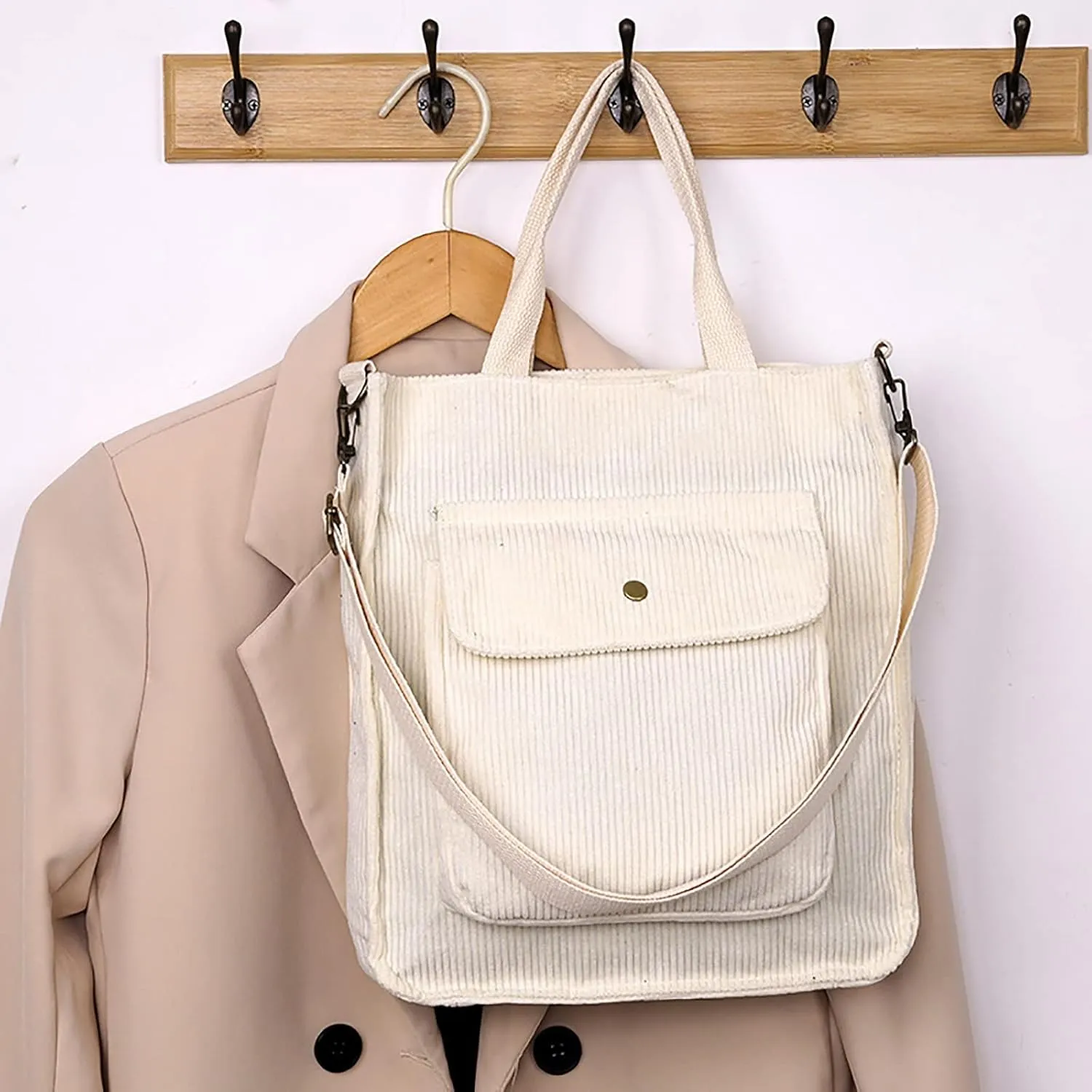 Crossbody Bags for Women Corduroy Tote Bag Women Shoulder Bag Casual Top Handle Ladies Handbags
