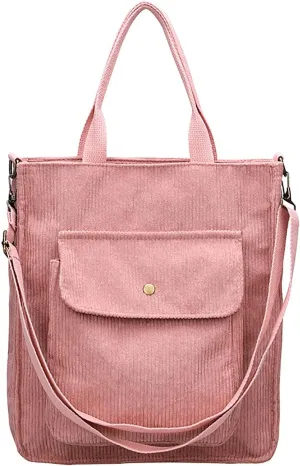 Crossbody Bags for Women Corduroy Tote Bag Women Shoulder Bag Casual Top Handle Ladies Handbags