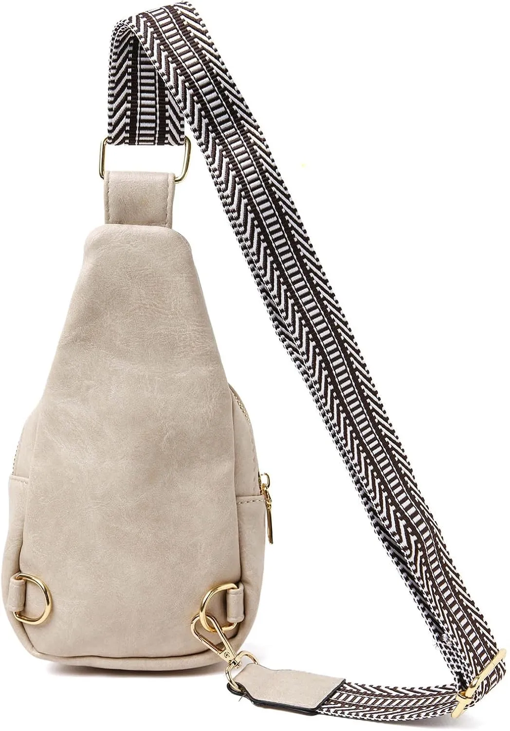 Crossbody Bags for Women Fashion Chest Bag Soft Leather Texture Crossbody Bag Large Capacity Simple Retro