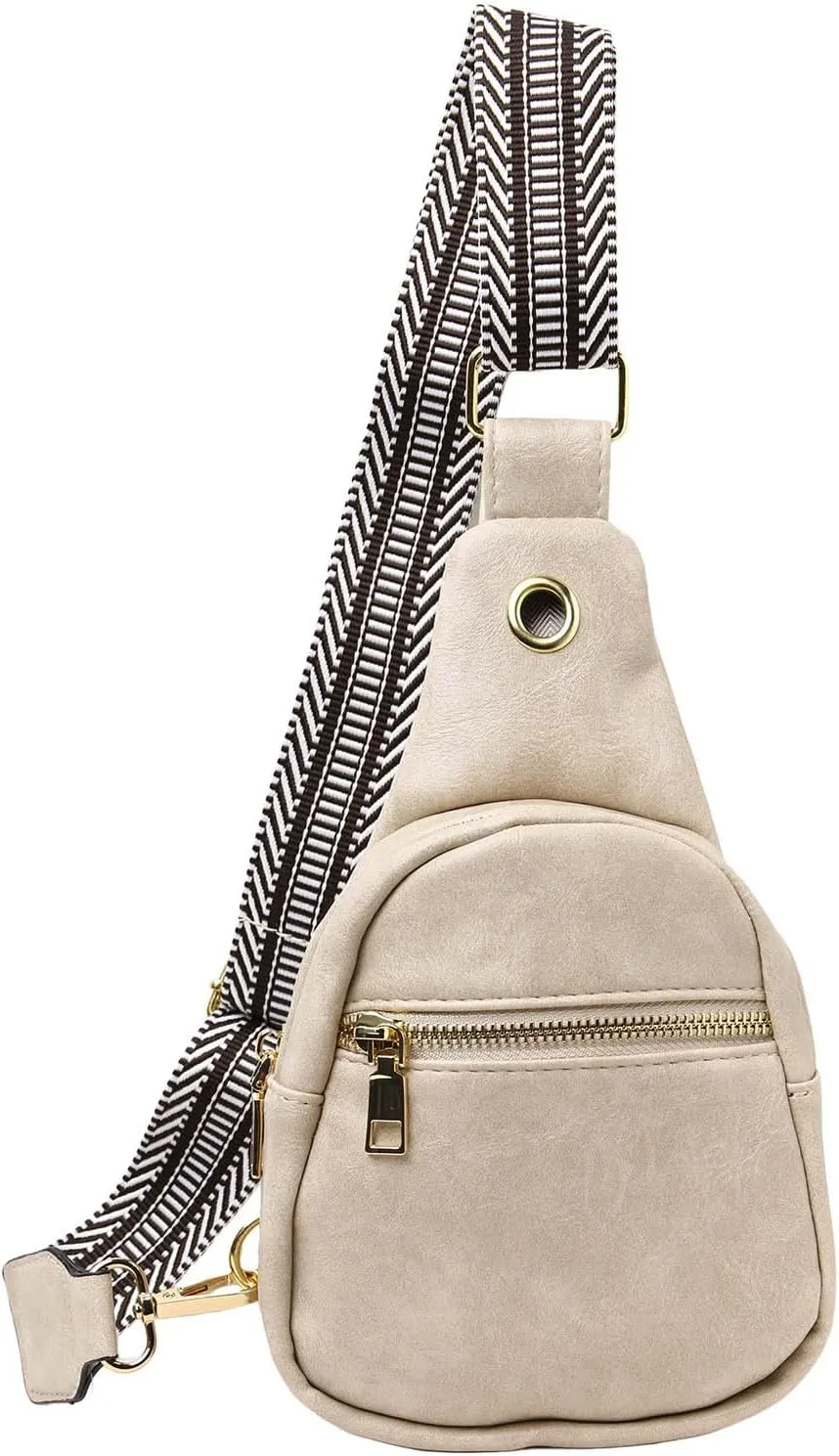 Crossbody Bags for Women Fashion Chest Bag Soft Leather Texture Crossbody Bag Large Capacity Simple Retro