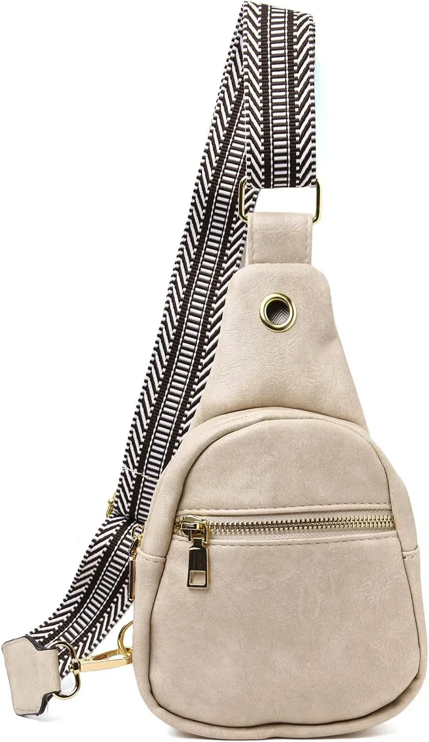 Crossbody Bags for Women Fashion Chest Bag Soft Leather Texture Crossbody Bag Large Capacity Simple Retro
