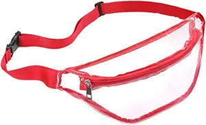 Crossbody Bags for Women Waist Bag Clear Fanny Pack Women Small Clear Waist Bag Cute Pack With Adjustable