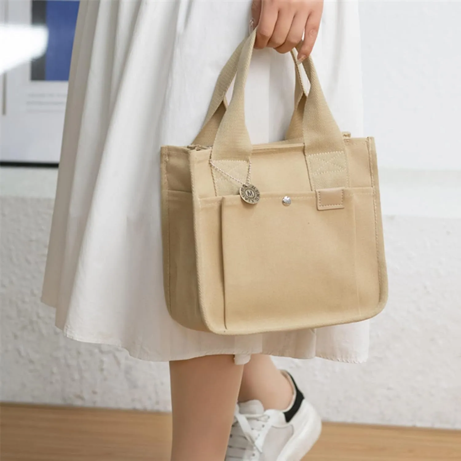 Crossbody Purse for Women Fashion Bag Unisex Large Capacity Bag Fashion Portable Canvas Messenger