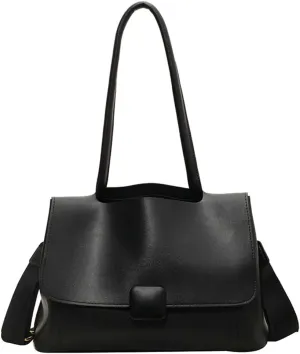 Crossbody Shoulder Bag for Women Soft Vegan Leather Tote Purse Trendy Handbags Work Messenger Bag Satchels