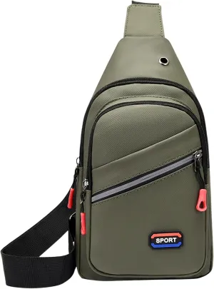 Crossbody Sling Backpack New Fashionable Layer Crossbody Bag Lightweight Nylon Sport Running Hiking Bag