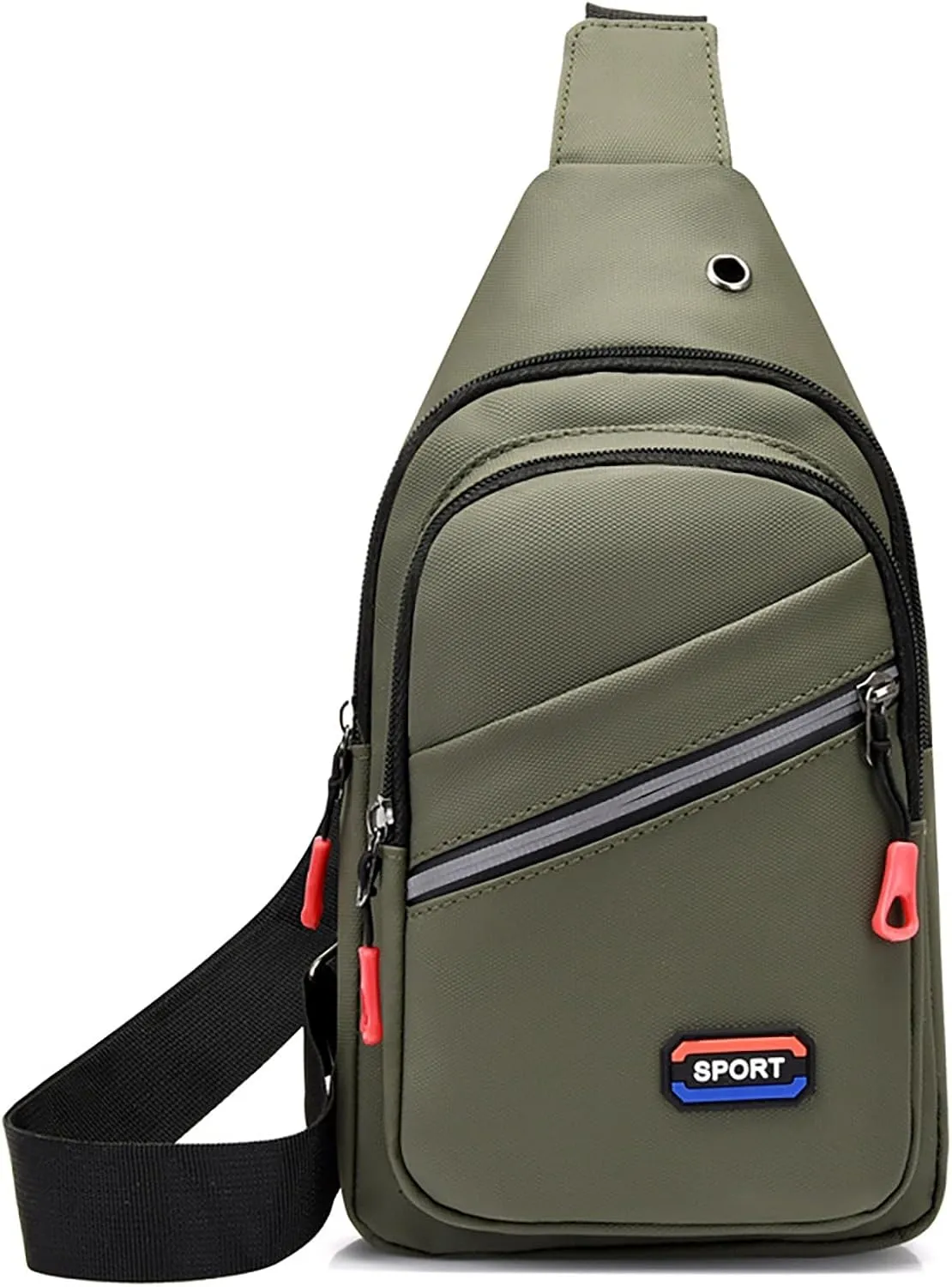 Crossbody Sling Backpack New Fashionable Layer Crossbody Bag Lightweight Nylon Sport Running Hiking Bag