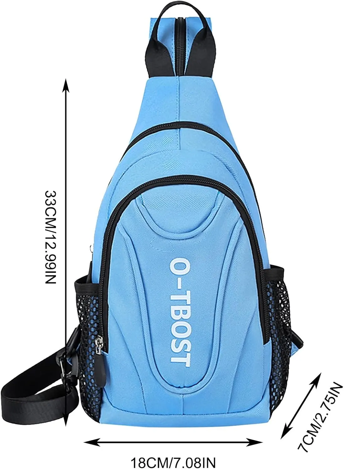 Crossbody Small Sling Backpack for Women Men Anti Theft Crossbody Bags for Women Stylish Versatile Bag(BK2)