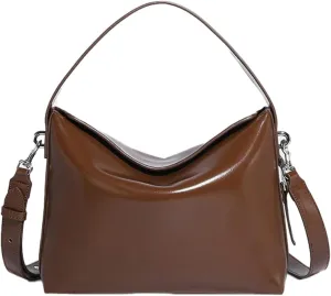 Fashion Vegan Leather Shoulder Bag for Women Small Cute Crossbody Purse Handbag Designer Bridal Tote Satchels