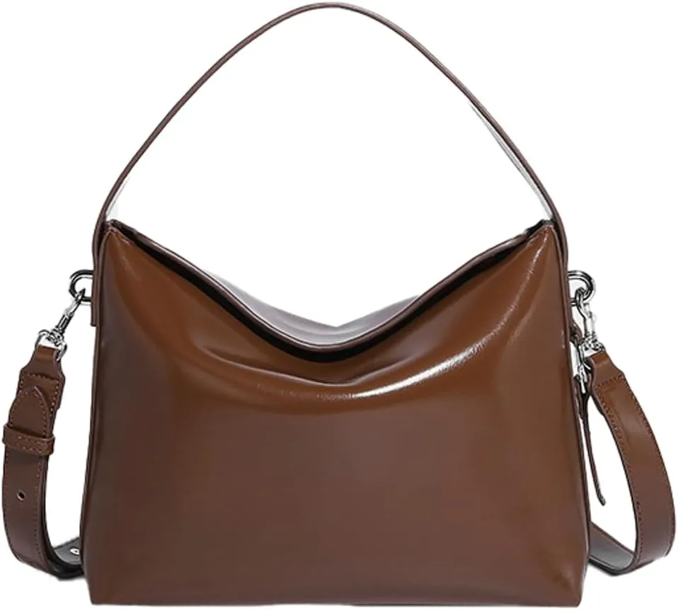 Fashion Vegan Leather Shoulder Bag for Women Small Cute Crossbody Purse Handbag Designer Bridal Tote Satchels