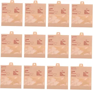 Fashionable Pvc Kraft Paper Underwear Bags Zipper 50 Unit Sealed Storage Bags for Travel