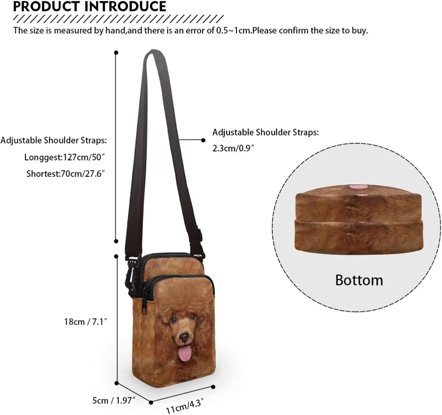 Girls Crossbody Shoulder Bag Messenger Bags Wallet Phone Waist Pouch for Men Women