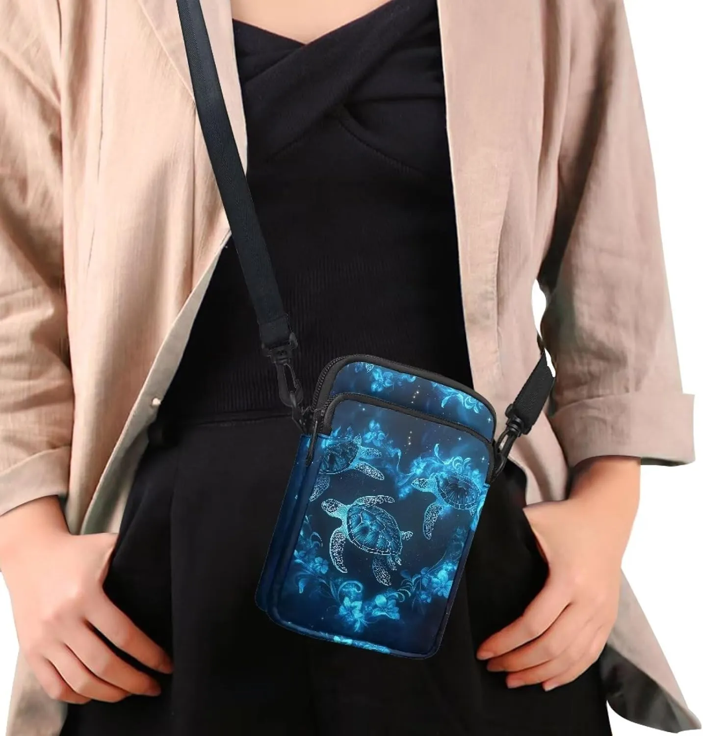 Girls Crossbody Shoulder Bag Messenger Bags Wallet Phone Waist Pouch for Men Women