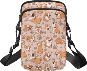 Girls Crossbody Shoulder Bag Messenger Bags Wallet Phone Waist Pouch for Men Women