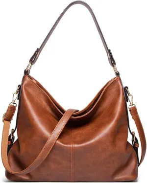 Handbag for Women PU Leather Shoulder Purses Shopper Hobo Crossbody Satchels