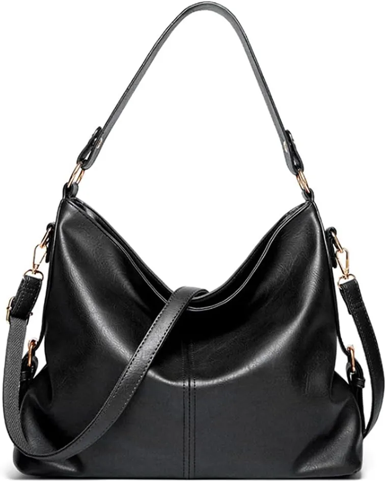 Handbag for Women PU Leather Shoulder Purses Shopper Hobo Crossbody Satchels