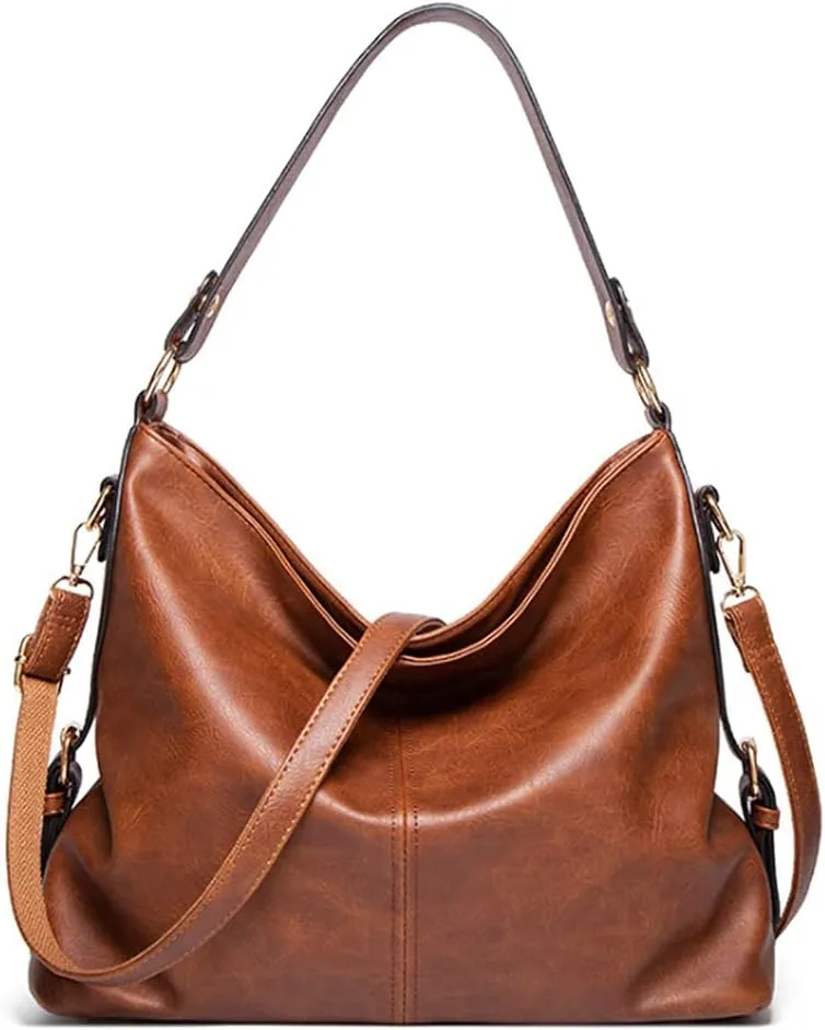 Handbag for Women PU Leather Shoulder Purses Shopper Hobo Crossbody Satchels