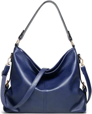 Handbag for Women PU Leather Shoulder Purses Shopper Hobo Crossbody Satchels