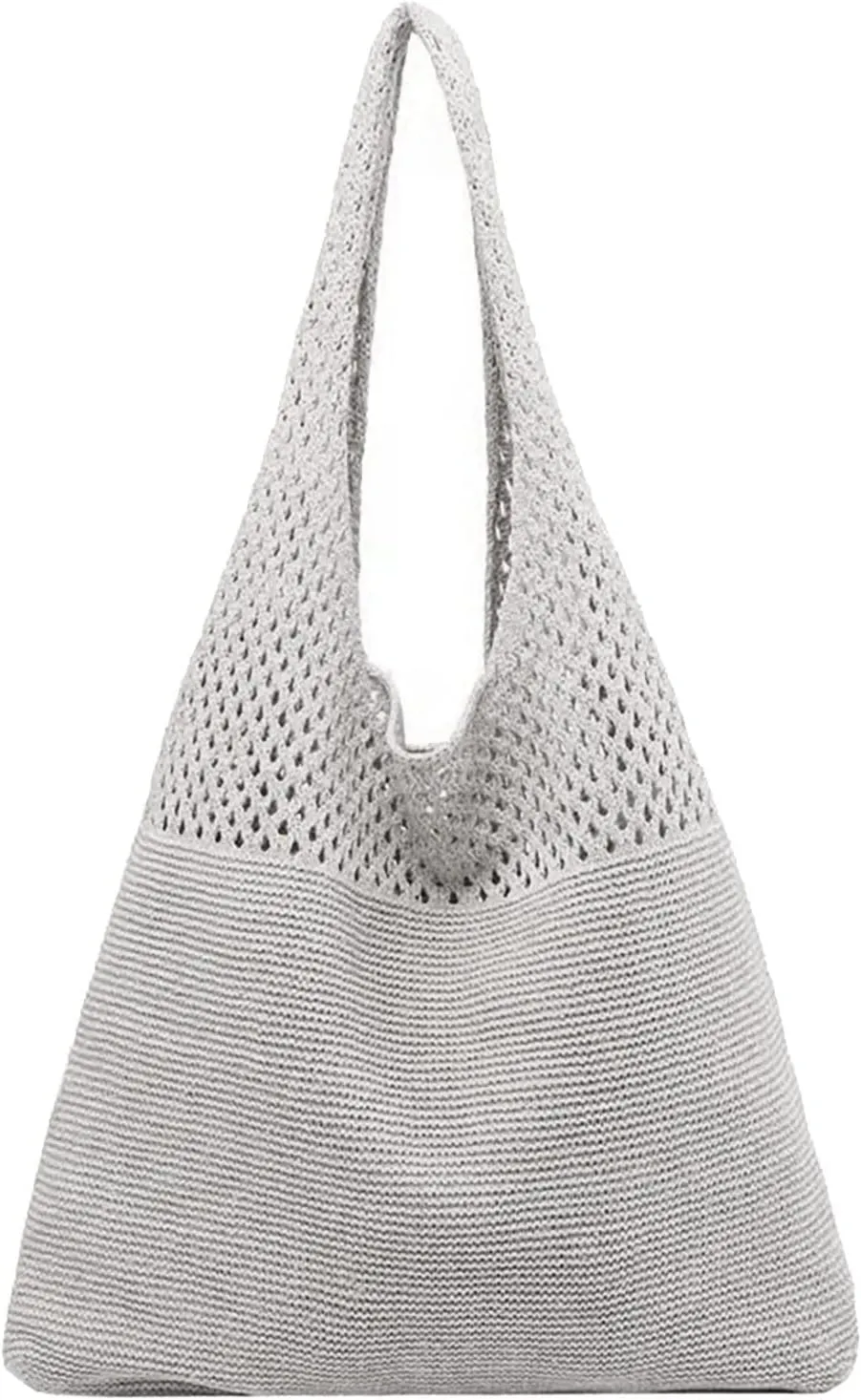Handbag Under the Arm Purses Women's Spring/Summer Portable Retro Hollow Knitted Handheld One Shoulder Vest Bag
