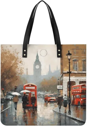 Handbags for WomenLondon ImpressionTrendy Vegan Leather Hobo Handbags,Women's Soft Bucket Bag For Women - Ladies Handbags For Work, Travel, Casual Use,Birthday Gifts
