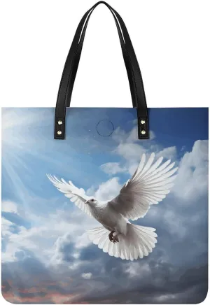 Handbags for WomenPeace DoveTrendy Vegan Leather Hobo Handbags,Women's Soft Bucket Bag For Women - Ladies Handbags For Work, Travel, Casual Use,Birthday Gifts