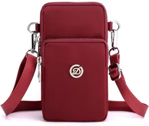 Handiness Sling Bag Messenger Wallet Crossbody Handbag With Credit Slots CellPhone Card Shoulder Small Mini For