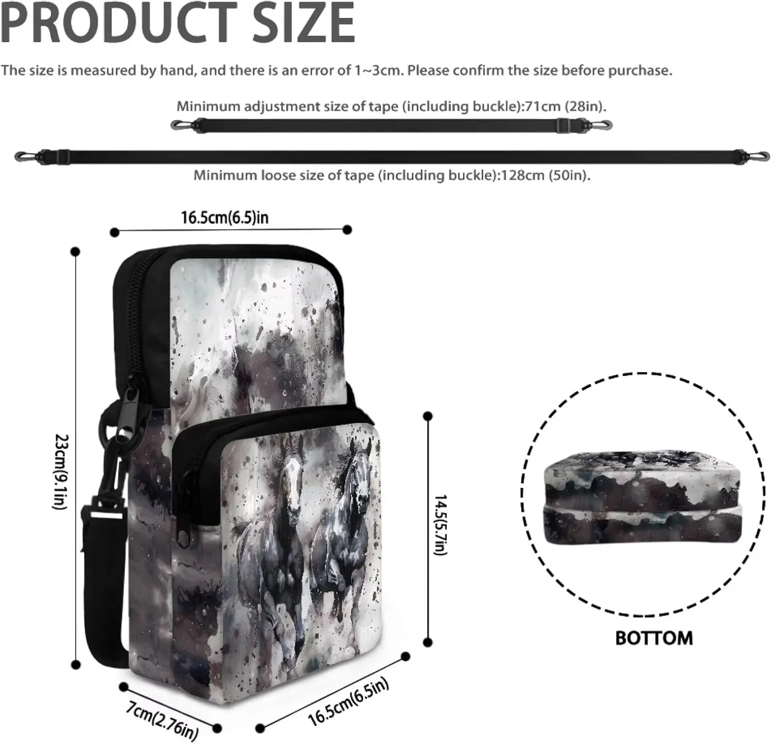 Kids Girls Boys Crossbody Shoulder Bag Messenger Bags for Cell Phone Passport Wallet