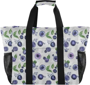 KLL Utility Tote with Handles Foldable With Compartments Car Totes