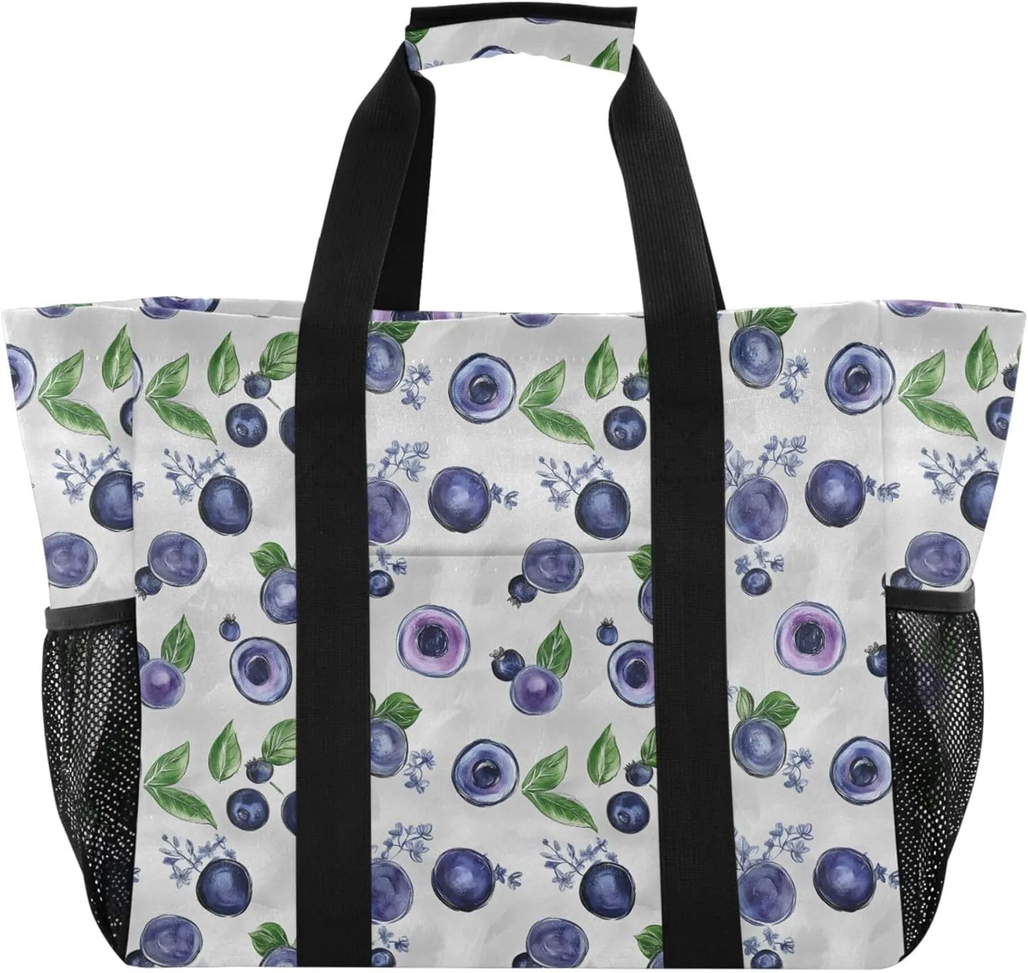 KLL Utility Tote with Handles Foldable With Compartments Car Totes