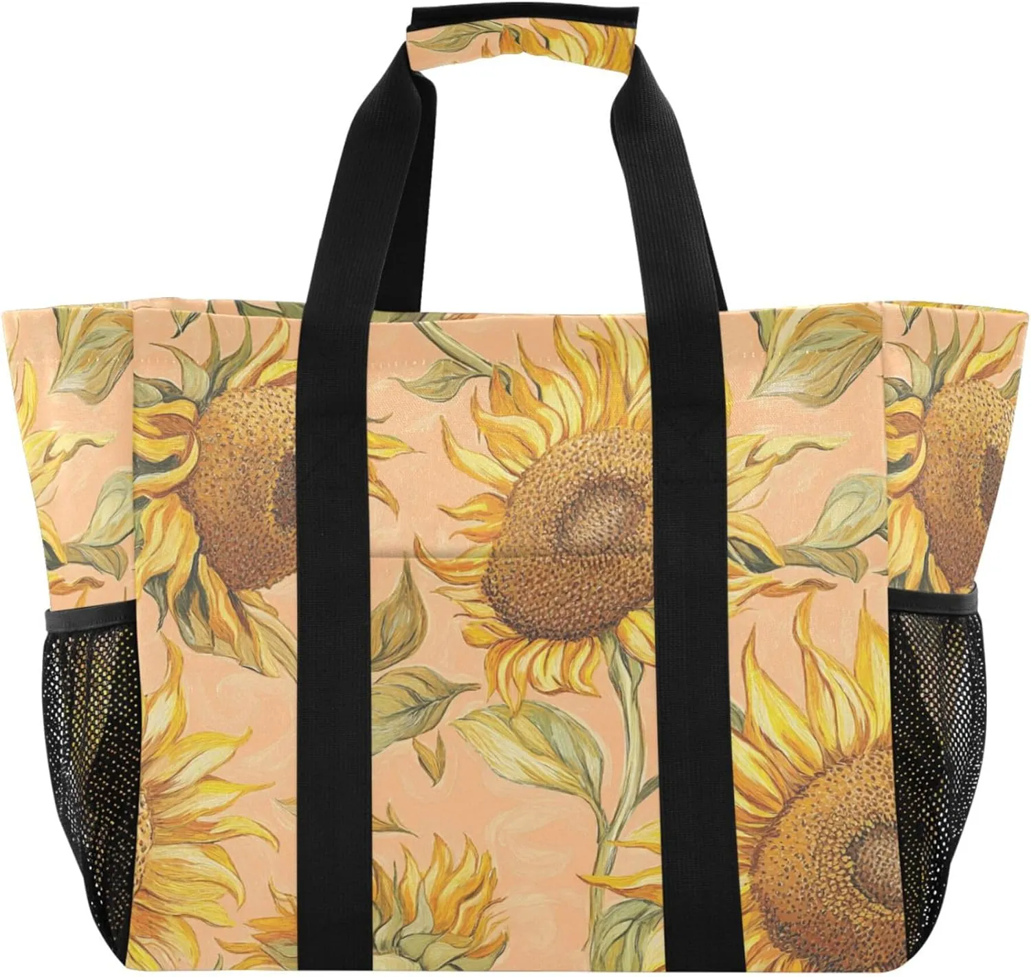 KLL Utility Totes with Handles Collapsable Water Resistant Carrier Bags