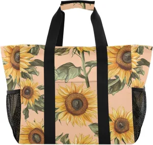KLL Utility Totes with Handles Collapsable Water Resistant Carrier Bags