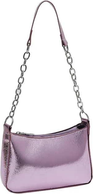 Ladies Shoulder Bags Gentle Simple Temperament Armpit Bag Straw Braided Large Capacity Commuting Tote (Purple, One Size)