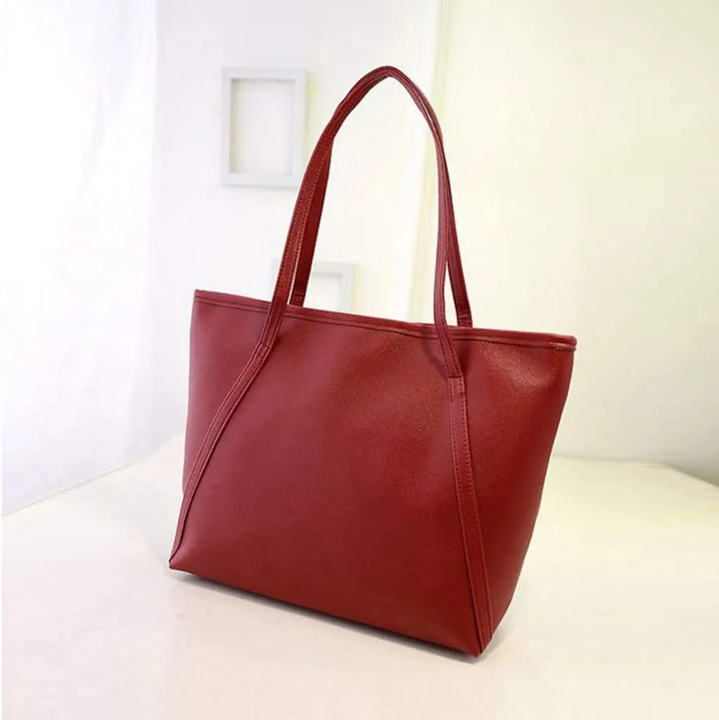 Leather Purses Satchel for Women Messenger Satchel Solid Capacity Women Handbag Bags High Shoulder