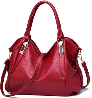 Leather Purses Satchel for Women Roomy Fashion Womens Handbags Ladies Purse Satchel Shoulder Bags Tote Leather Bag