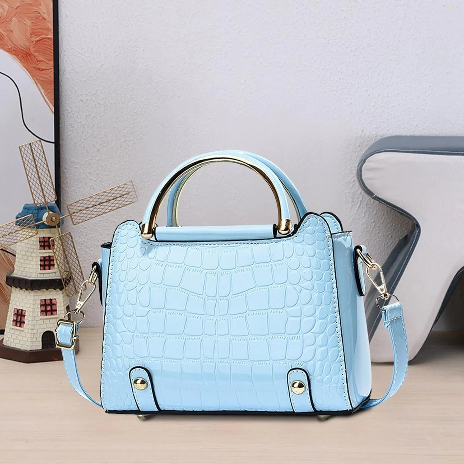 Leather Purses Shoulder Bag Womens Tote Bag Fashion Handbags Purse Satchel Shoulder Bags Leather For Ladies